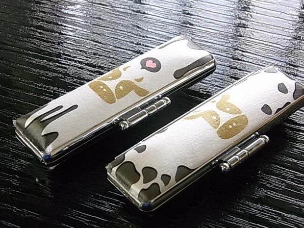 縁起の良い金の牛モーカルセット柘15㎜